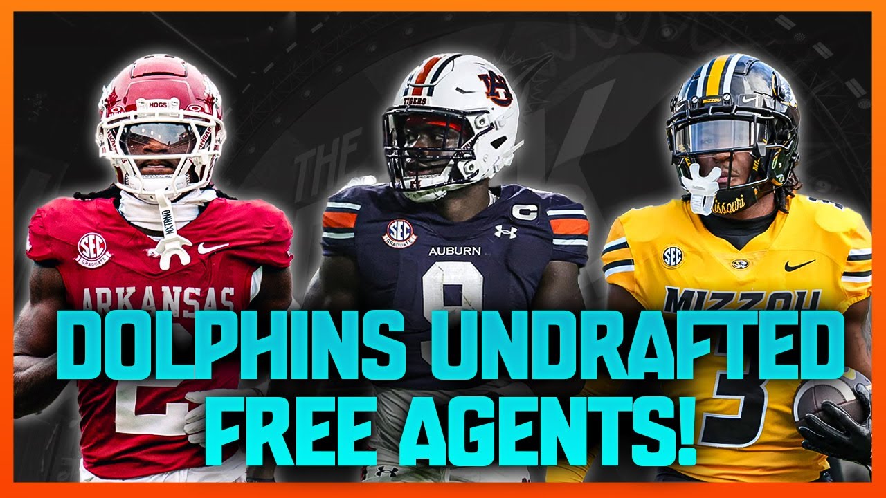 Miami Dolphins 2025 Undrafted Free Agent Signings!