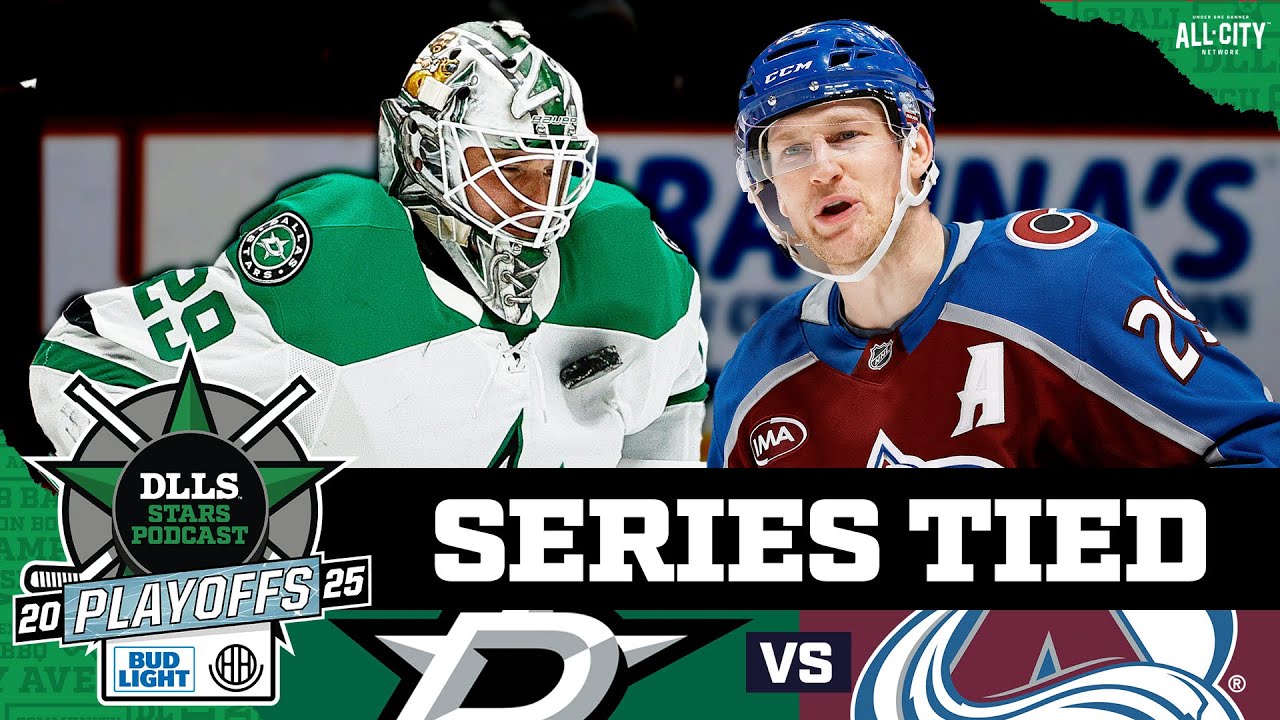 Avalanche Shutout Stars 4-0 In Game 4, Even Series At 2-2 | DLLS STARS POSTGAME
