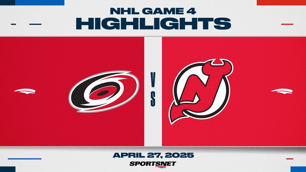 NHL Game 4 Highlights | Hurricanes vs. Devils - April 27, 2025