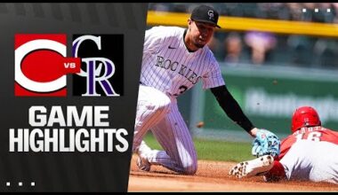 Reds vs. Rockies Game Highlights (4/27/25) | MLB Highlights