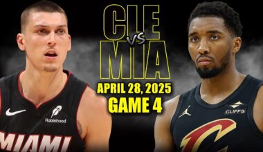 Cleveland Cavaliers vs Miami Heat Full Game 4 Highlights - April 28, 2025 | NBA Playoffs