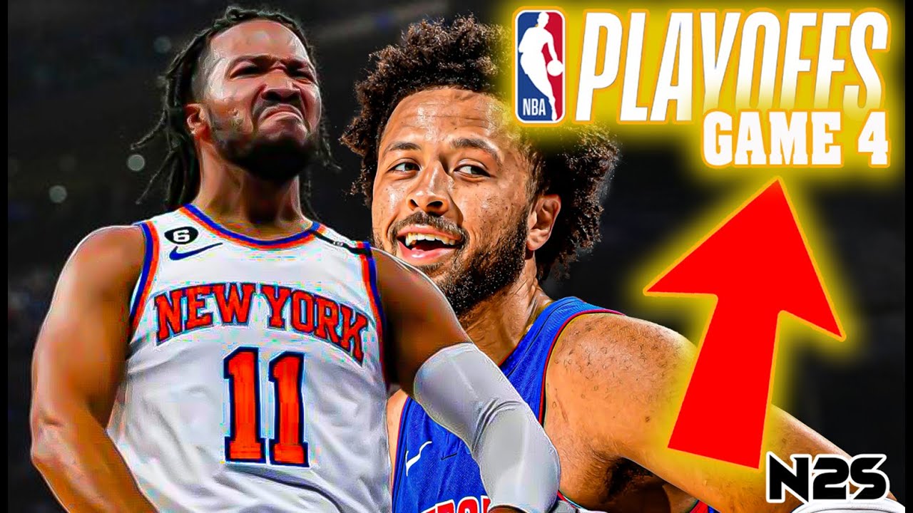 New York Knicks vs Detroit Pistons Full Game 4 - April 27, 2025 | NBA 2k25 Playoffs