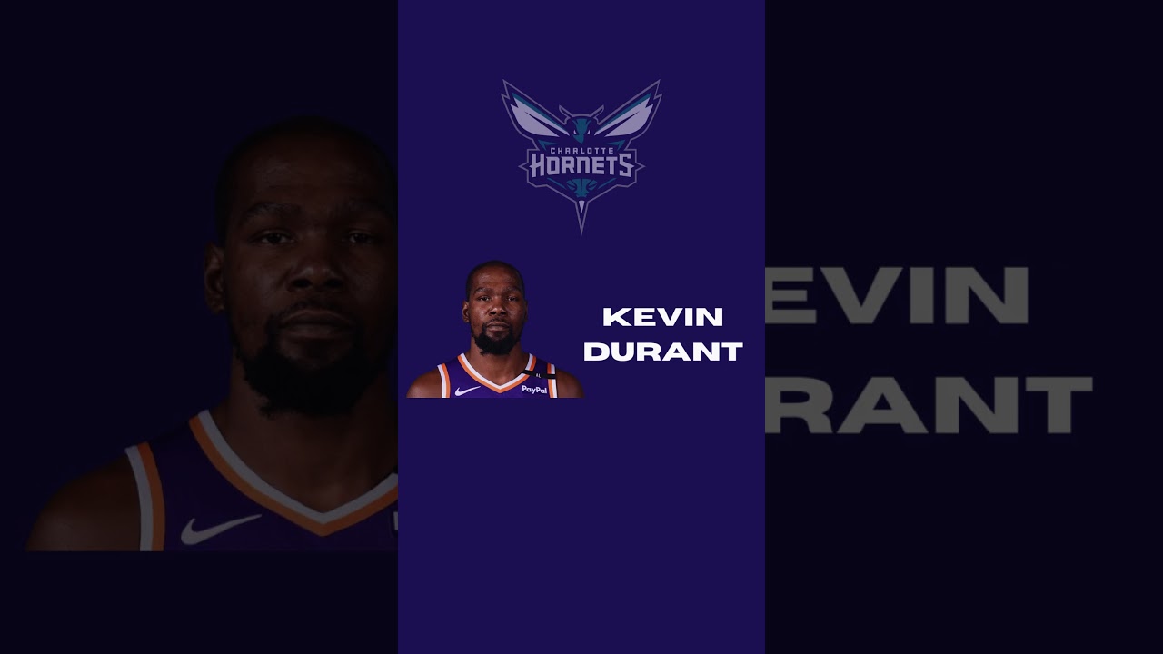 TRADING Kevin Durant To The Charlotte Hornets! #nba #basketball #viral