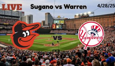 Baltimore Orioles vs New York Yankees | LIVE! Play-by-Play & Commentary | 4/28/25  | Game #28