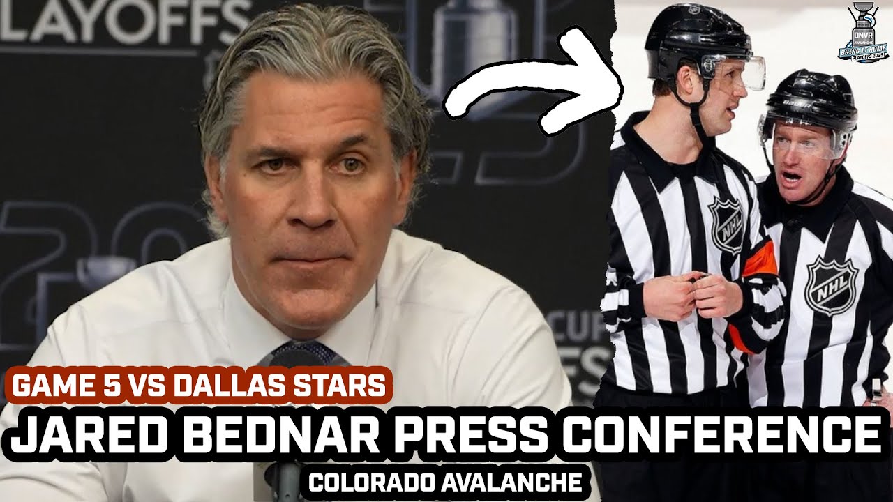 Jared Bednar Questions Refs Calls After Avs LOSE HUGE Game 5 vs Stars