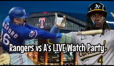 Texas Rangers vs Not Oakland A’s LIVE Watch Party JOIN ME & The Clubhouse Crew LIVE!