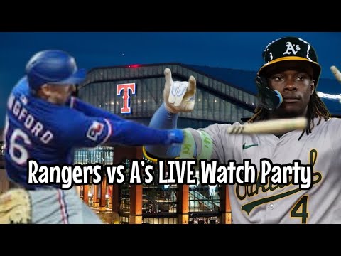 Texas Rangers vs Not Oakland A’s LIVE Watch Party JOIN ME & The Clubhouse Crew LIVE!