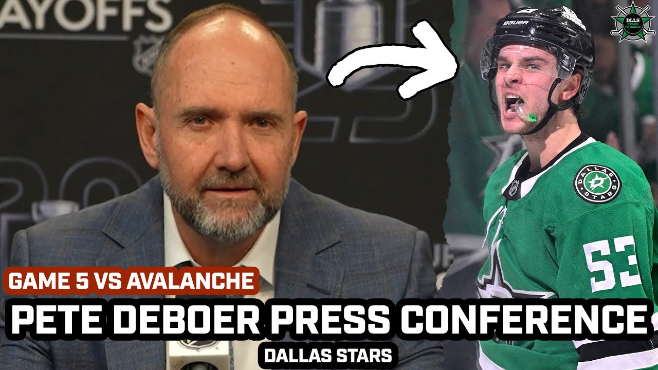 Pete DeBoer PRAISES Rantanen, Johnston, & More After Stars WIN Game 5