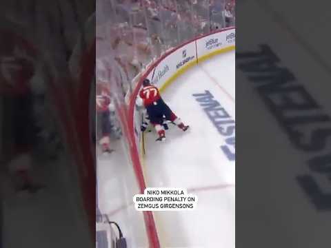 Niko Mikkola Called For Boarding On This Hit From Behind 😬