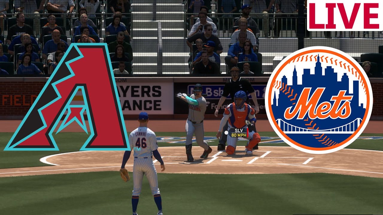 🔴LIVE 🔴Arizona Diamondbacks  VS New York Mets/April 29/ Baseball Season/MLB the show 25