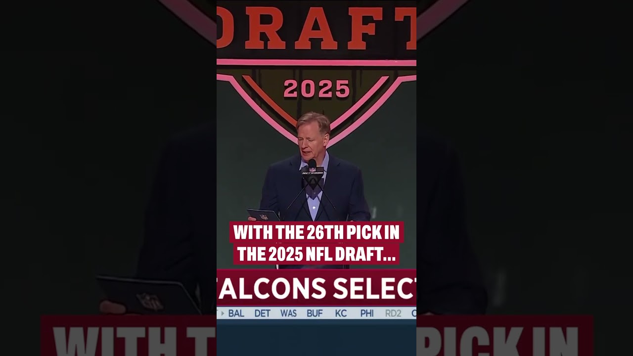 With the 26th pick in the NFL Draft, we selected James Pearce Jr. from Tennessee! #nfl #shorts