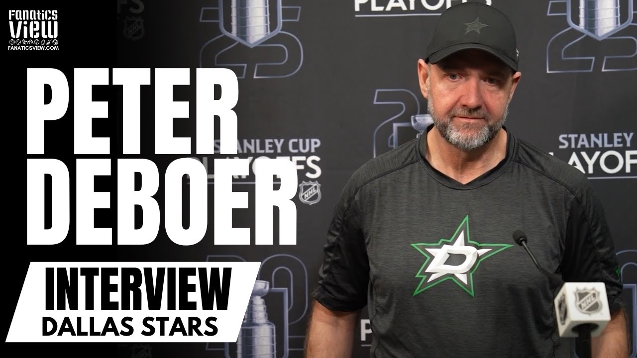 Pete DeBoer Revisits Dallas Stars GM5 Win vs. Colorado, Chance for Dallas to Close Out Series in 6