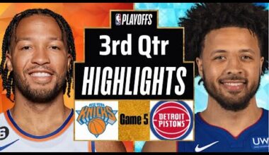 New York Knicks vs. Detroit Pistons Full Highlights 3rd Qtr | Apr 29 | 2025 NBA Highlights Playoffs