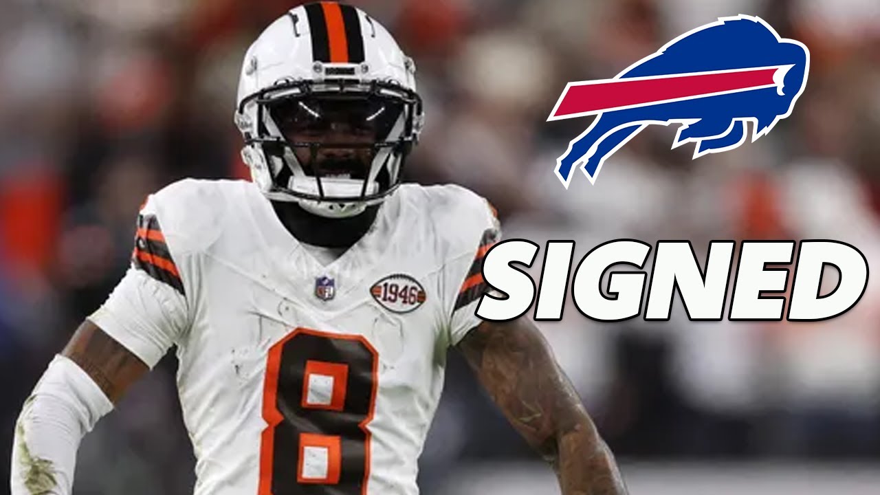 BREAKING: The Buffalo Bills sign Elijah Moore to a 1 Year Deal