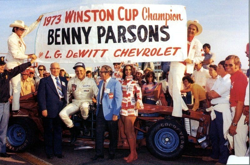 Benny Parsons Captures 1973 NASCAR Winston Cup Championship at Rockingham Speedway