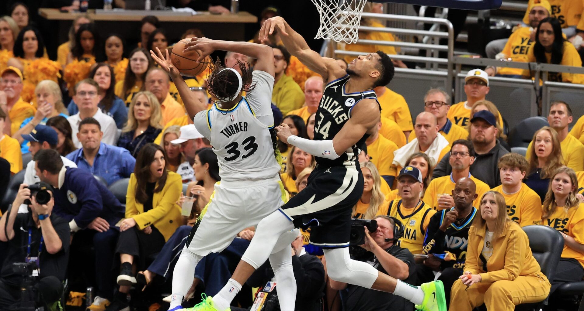 John Halliburton Apologizes to Giannis Antetokounmpo: "I sincerely apologize to Giannis, the Milwaukee Bucks and the Pacers organization for my actions following tonight's game. This was not a good reflection on our sport or my son and I will not make that mistake again."