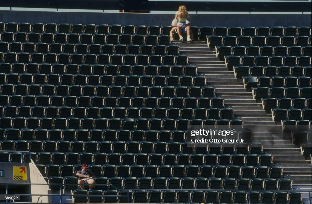 I somehow stumbled upon these… very interesting pictures. Those nosebleed seats definitely saw a lot of action through the years🤣 Circa 1998
