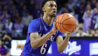 Rylan Griffen to visit Kentucky Wildcats Basketball after leaving Kansas Jayhawks