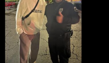 My mom met action at work tonight