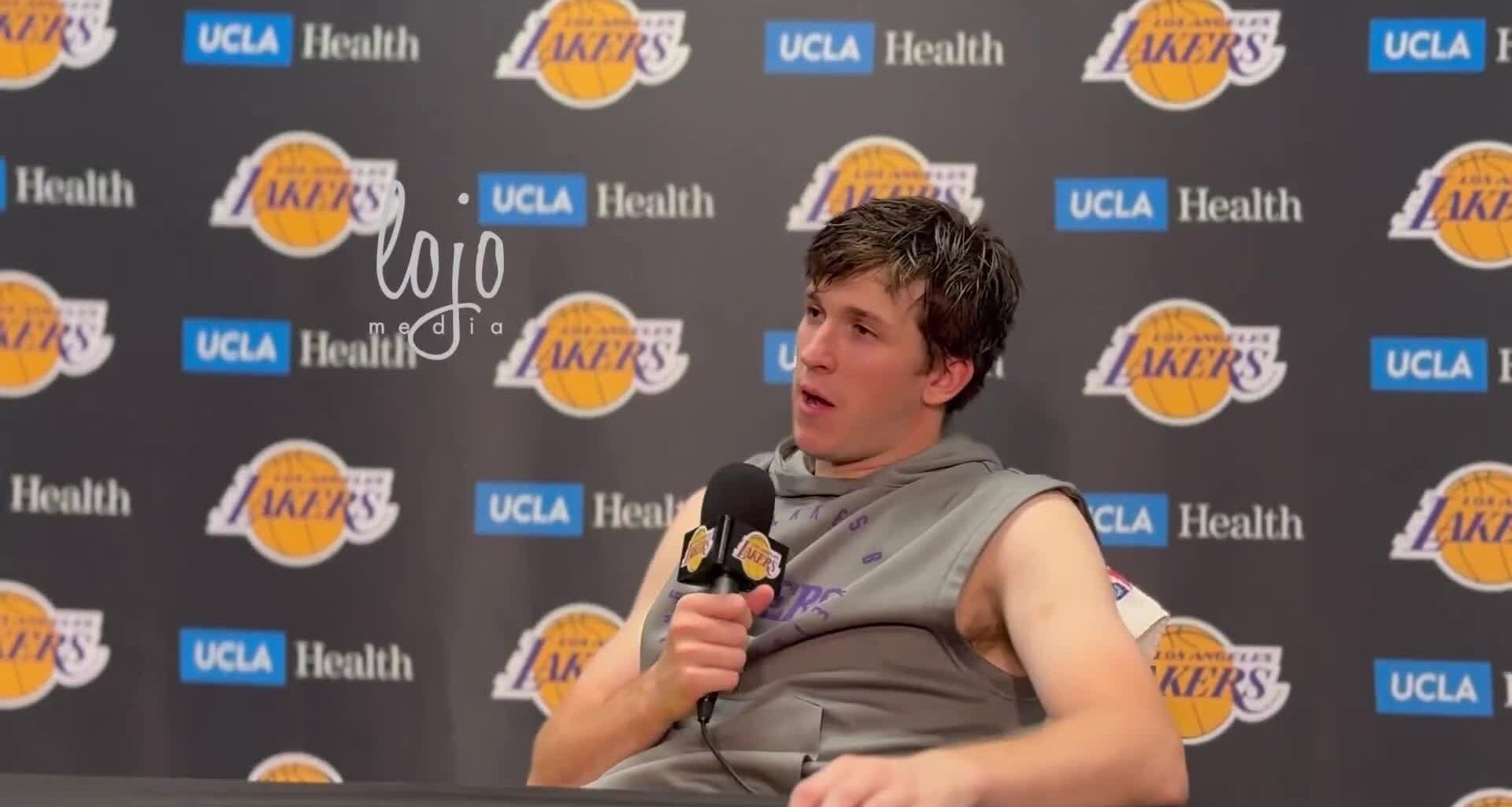 Austin Reaves talks about his surreal journey of going from trolling LeBron James on the internet as a 12 yr old Kobe fan from Arkansas to now being his longest tenured teammate "I owe him a lot for what he's helped me accomplish."