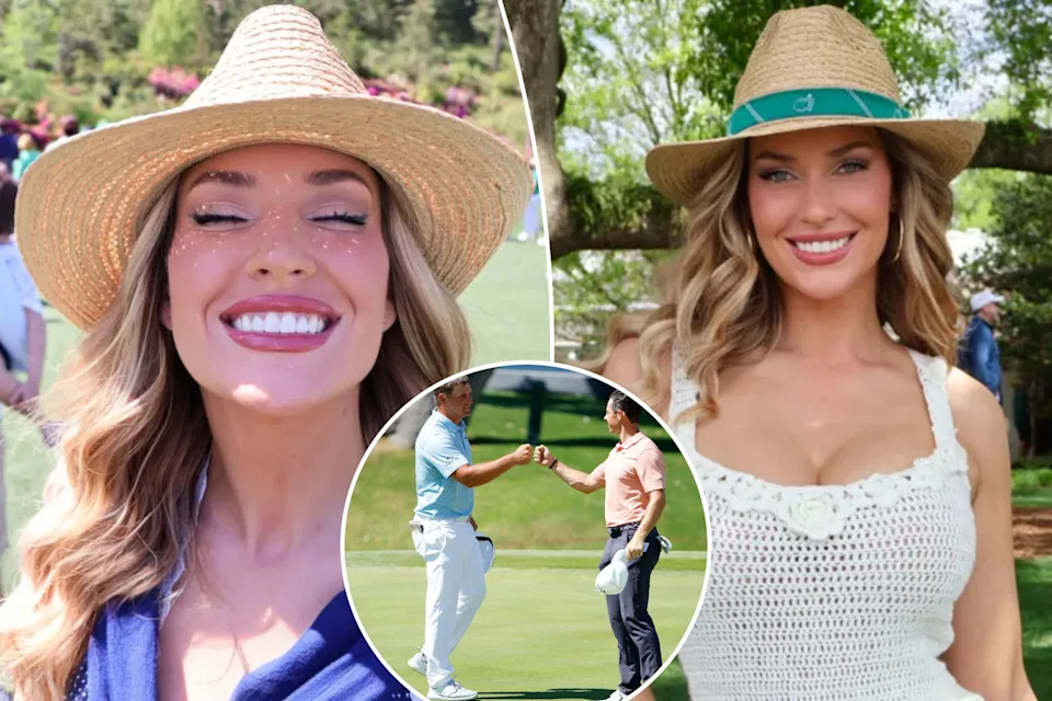 Paige Spiranac giddy in new photo of Rory McIlroy and Bryson DeChambeau in Masters finale