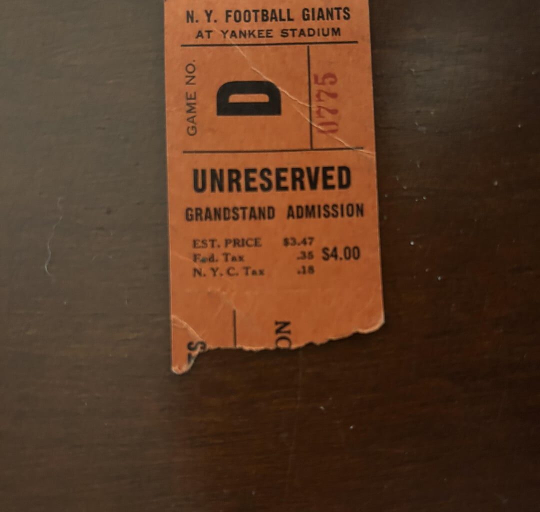 Can someone help my dad identify the year of this ticket?