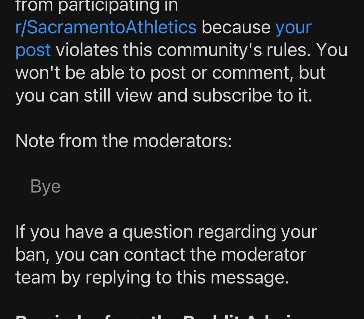 Sac A’s Mods have thin skin