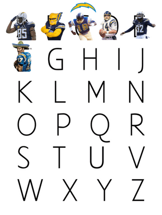 Chargers Alphabet Day 7. Most upvoted comment goes on the board after 24 hours. Who's our all time greatest player who's name starts with G?