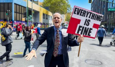 Fuck John Fisher [Counter-protester at Oakland "Stop the Billionaire Agenda" march [OC]]
