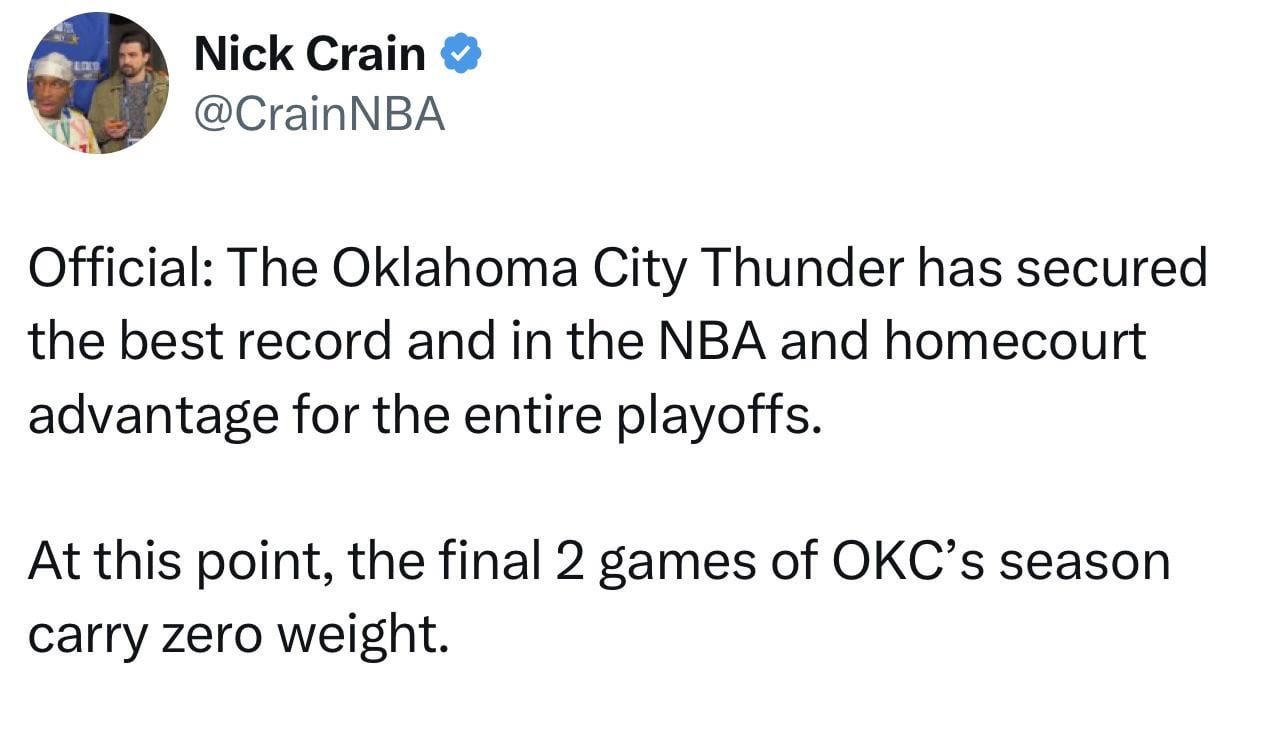 Home court advantage including the Finals