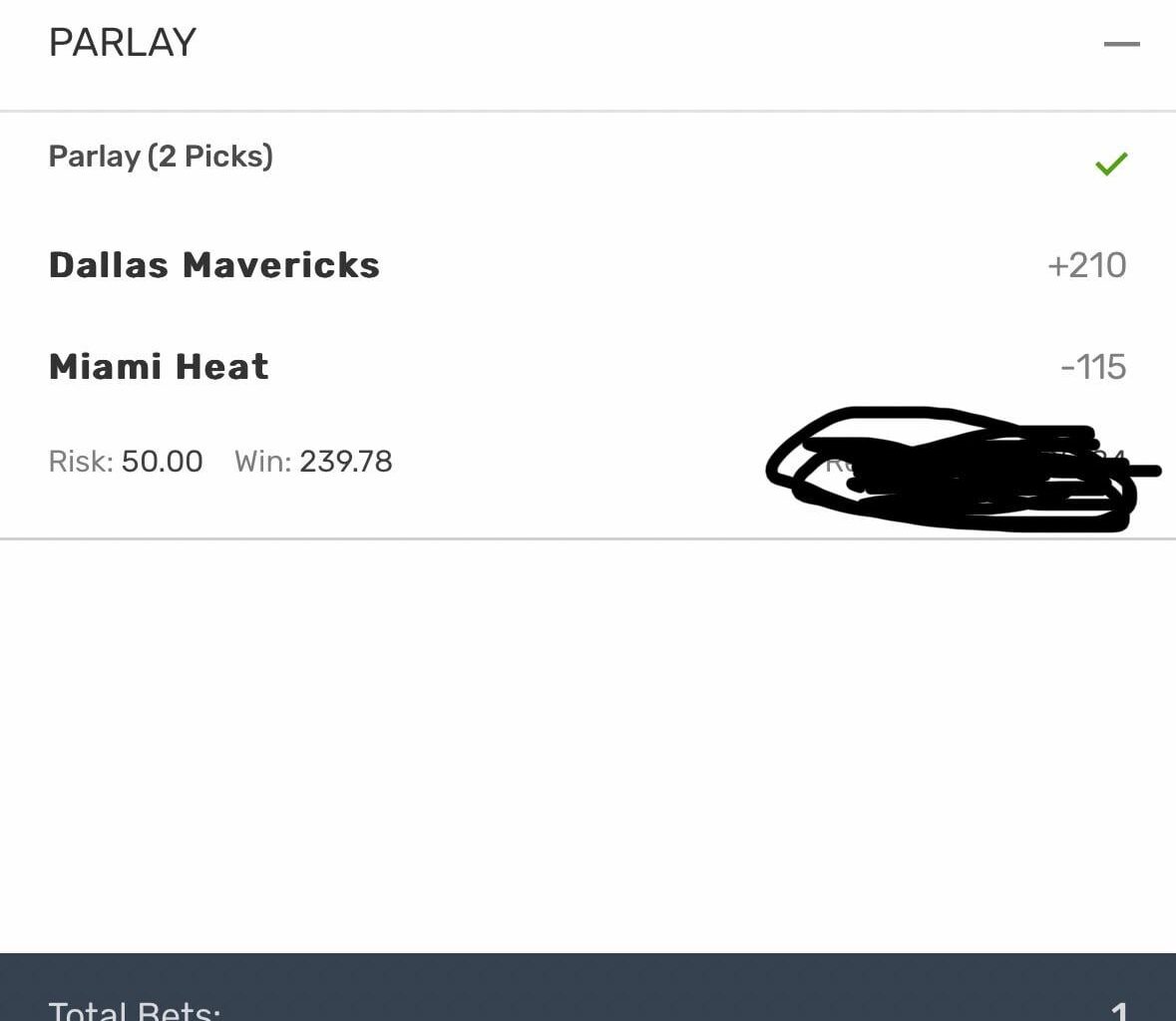I call it my  “God hates Atlanta“ parlay.