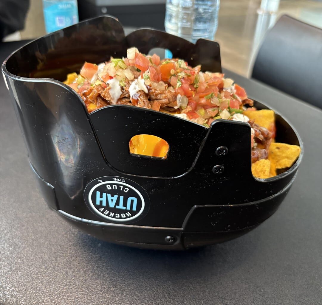 Loaded Helmet Nachos $12 used to be $25