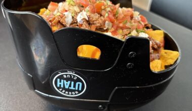 Loaded Helmet Nachos $12 used to be $25