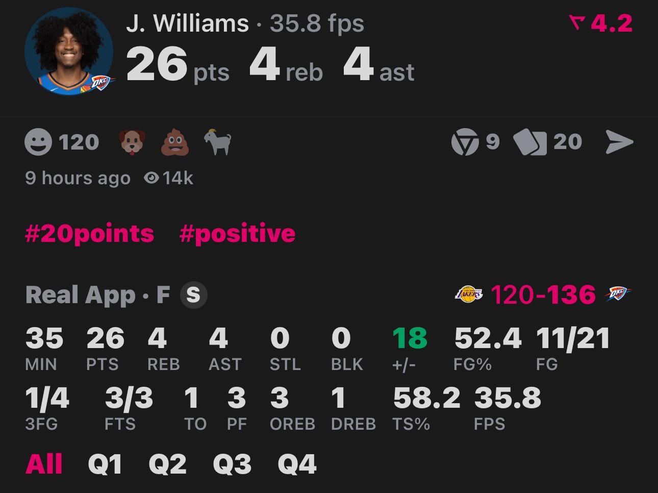 Make sure the praise is as loud as the disrespect was