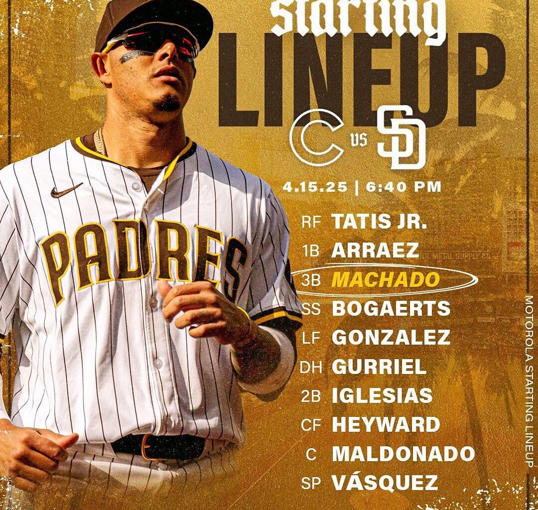 [Padres] Tonight, we play for Jackie.