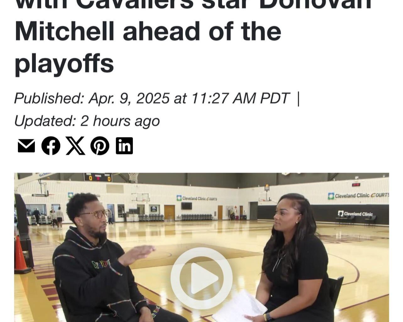 Interview with Donovan Mitchell
