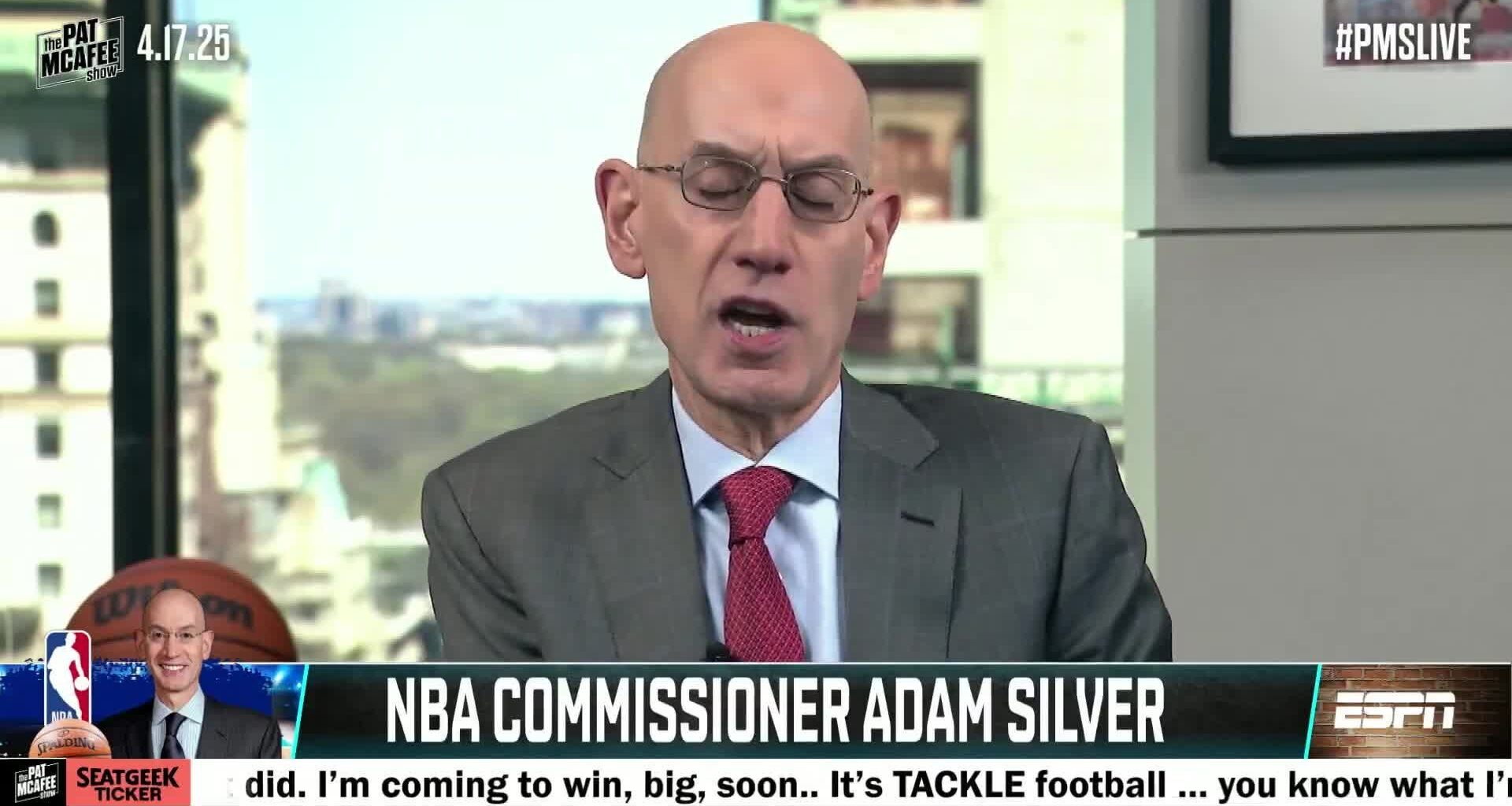 Adam Silver says he had no role in the Luka Doncic trade: “The commissioner doesn't have the right to block a trade, other than the trade not conforming to our rules... I learned when they called the trade into the league office.”