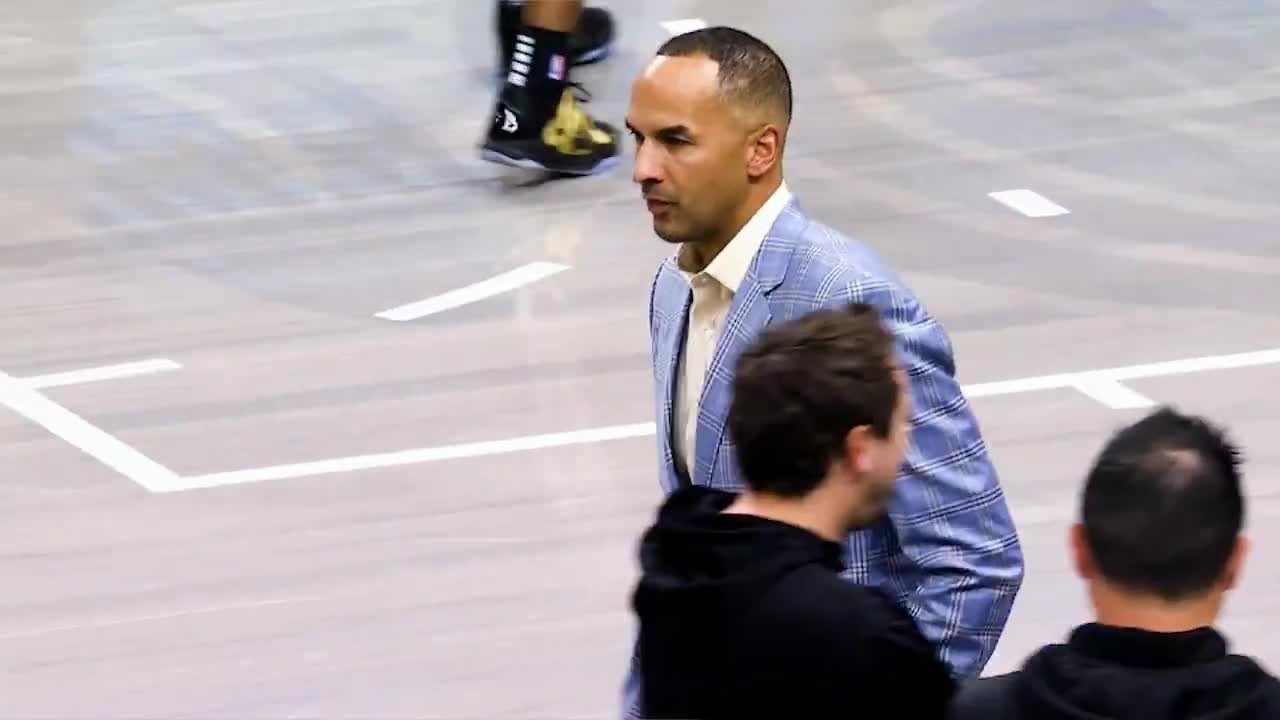 Luka Doncic on Nico Harrison's "Defense Wins Championships" comments: "It's sad the way he's talking right now. I never say anything bad about him. I just want to move on." He says he has not spoken to Nico Harrison since the trade, and did not even speak to him on the night of the trade.