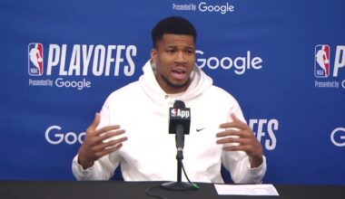 [Highlight] Giannis Antetokounmpo on the confrontation between him Tyrese Haliburton's dad: "Coming to me and disrespecting me and cursing at me is totally unacceptable. [...] I talked with him at the end and I think we're in a good place."