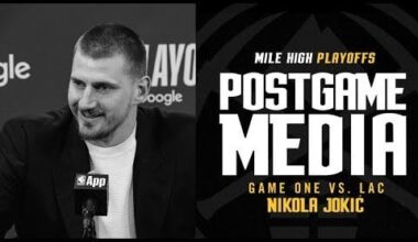 Nikola Jokić asked what he can do to help Porter stay engaged: “If you’re not going to be engaged right now, then you’re not supposed to be playing this sport.” He then said every game is different.