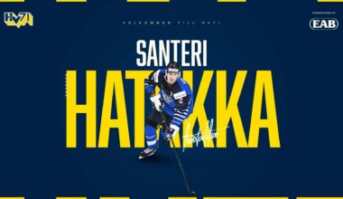 HV71 of the Swedish Hockey League has signed Santeri Hatakka to a 2 year deal.