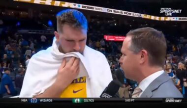 Reporter: ''What got into you guys to execute at that level?'' Luka: "Whole team was inspired because Real Madrid won El Clasico basketball today." followed by awkward silence