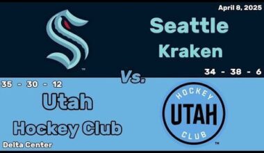 Seattle Kraken vs Utah Hockey Club | April 8, 2025 | All Goals