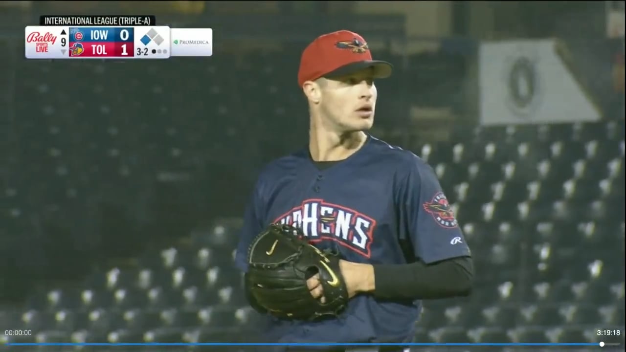 Matt Manning gets his first ever career save, 3IP 3H 1BB 3K. Fastball was hitting 96 tonight.