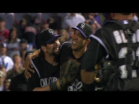 15 Years ago today, Ubaldo Jiménez throws the only No-Hitter in Rockies history