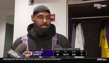 LeBron on the Warriors adding Jimmy Butler: "I've had to go against them when they added Kevin Durant."