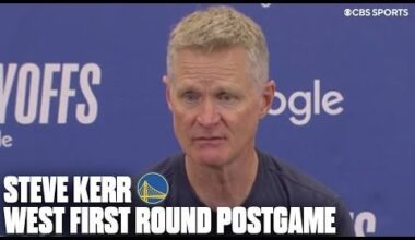 Steve Kerr: "I think Thompson just inadvertently found himself under Jimmy. Our guys behind the bench didn't think there was anything wrong with the play"