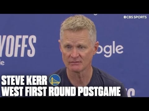 Steve Kerr: "I think Thompson just inadvertently found himself under Jimmy. Our guys behind the bench didn't think there was anything wrong with the play"