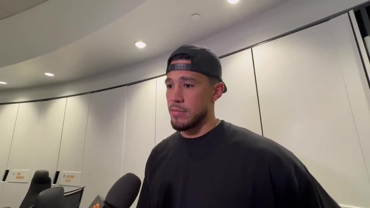 Devin Booker on why it was important for him to play last night: “It took a real Suns fan to be in there tonight… I pay respect to the person that it was either their first time or maybe their last time ever seeing me play.”