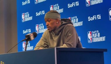 (@anthonyVslater) Jimmy Butler: “I think any team has a chance with me on it. But I know every team has a chance with Steph on it. I get to play Robin. That’s my Batman.”